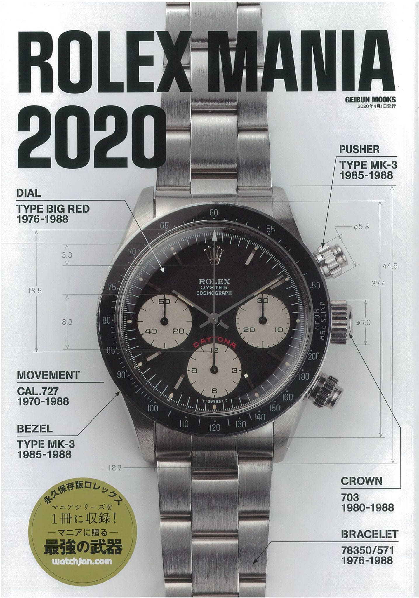 未使用ROLEX MANIA 2020　ロレックスマニア・雑誌2冊